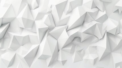 Abstract White Polygonal Background