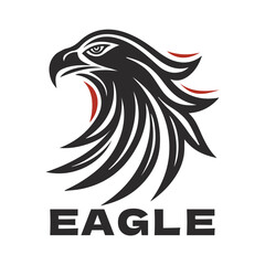 Eagle Head Logo Silhouette