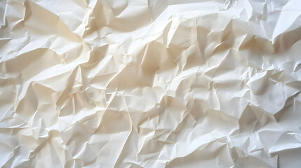 Obraz premium Textured Background of Crumpled Aged Paper with Natural Shadows