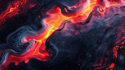3d abstract dark red liquid background