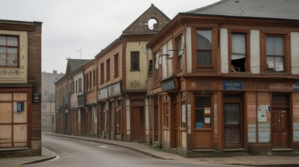 old houses in the old town