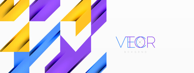 Speed and sport geometric background. Color lines dynamic template for wallpaper, banner, background or landing