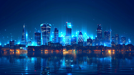 London city skyline