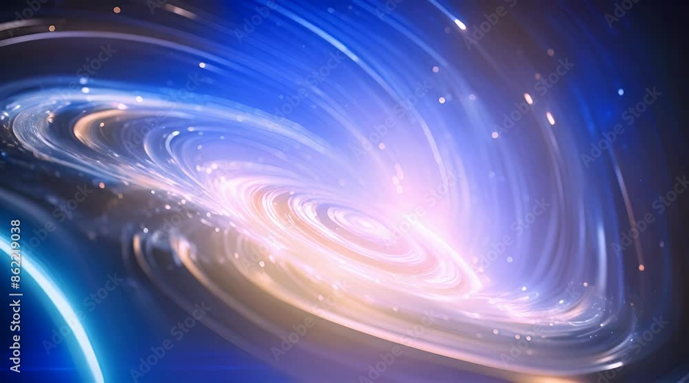 Wall mural nebula clouds colourful travel and star loop. 3d rendering. this clip is a cloud colourful with star