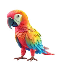 PNG of blue and yellow macaw