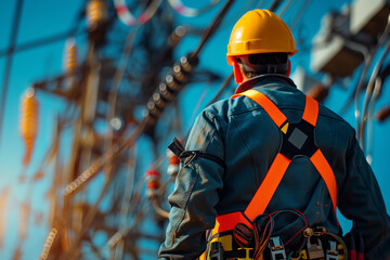 &ldquo;Electrical Lineworker at Work&rdquo;