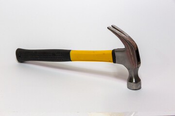 hammer on a white