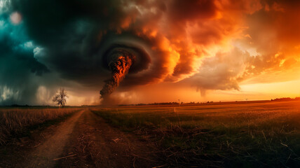 tornado, hurricane, storm, disaster, destruction,