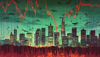 Bear Market Skyline: A Darkening Outlook