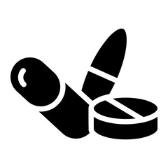 Pills capsule icon. Medical tablet vector illustration on isolated background. Healthcare drug sign business concept.