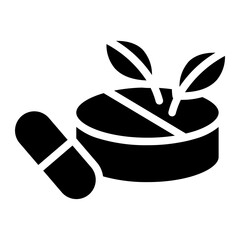 Pills capsule icon. Medical tablet vector illustration on isolated background. Healthcare drug sign business concept.