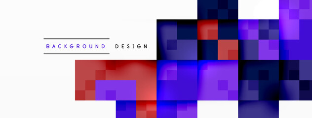 Dynamic colorful squares background. Vector Illustration For Wallpaper, Banner, Background, Card, Book Illustration, landing page