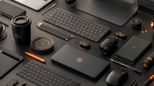 Identity Mockup video 4K