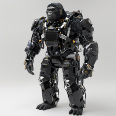 A kingkong With Robot Armor Military 3D Models