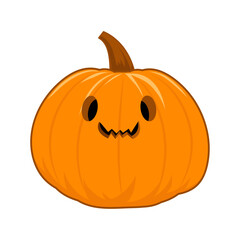 Hand drawn halloween pumpkins illustration