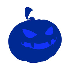 Hand drawn halloween pumpkins illustration