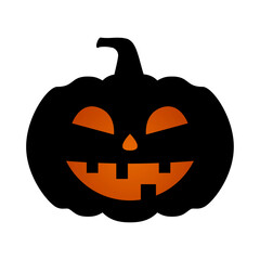 Halloween pumpkin isolated on a white background