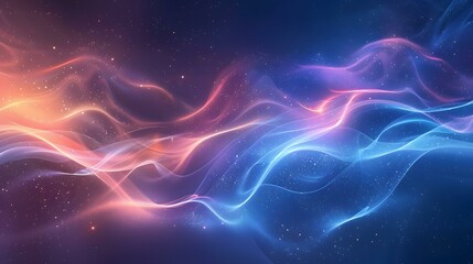 Fototapeta premium Abstract Colorful Wavy Background