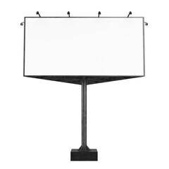 Fototapeta premium Blank Billboard Isolated