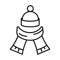 woolen hat and scarf