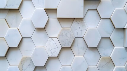 3d Render polygonal Background