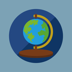 Globe Earth Flat Icon