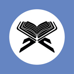 Islamic Qur'an Flat Icon