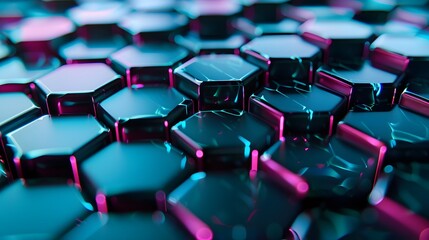 Obraz premium 3d Render polygonal Background