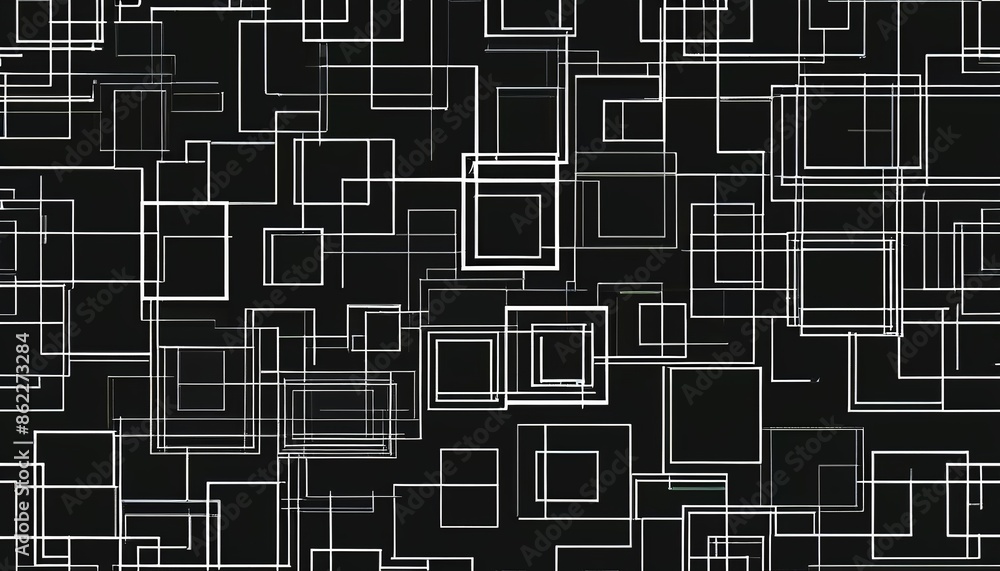 Poster abstract technology background with geometric shapes
