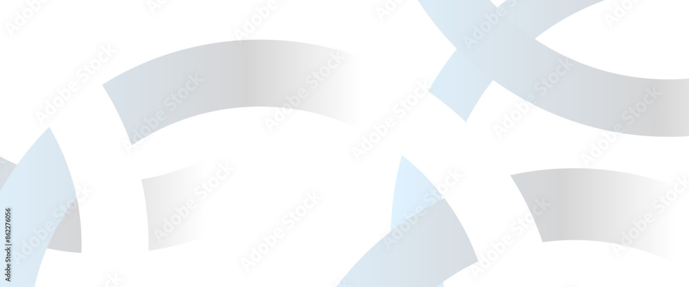 Poster voctor grey white abstract background with circles round gradient and element layer for presentation