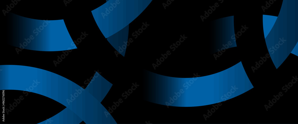 Aufkleber abstract background with circles round gradient suits for blue and white abstract circle background.