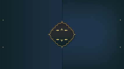 Obraz premium Abstract art background vector. Luxury invitation card background with golden Mandala and Gradient background, Wedding invitation, Vector invite design for wedding and vip cover template.