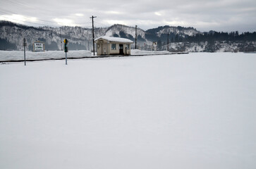 雪の駅