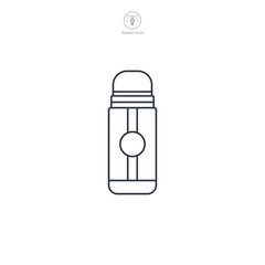 Thermos Icon symbol vector illustration isolated on white background