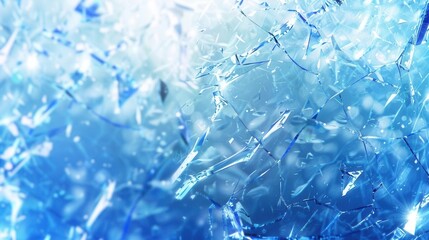 Shattered Reflections. Abstract Broken Glass Background