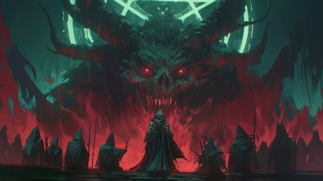 Satanists summoned a demon