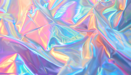 Abstract Iridescent Wave Patterns