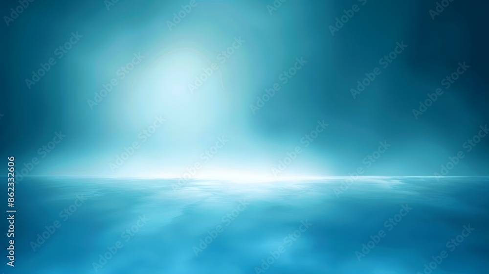 Poster abstract blue cyan gradient abstract background. elegant bright and smooth light soft blue color ill