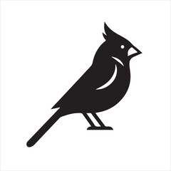 cardinal silhouette vector
