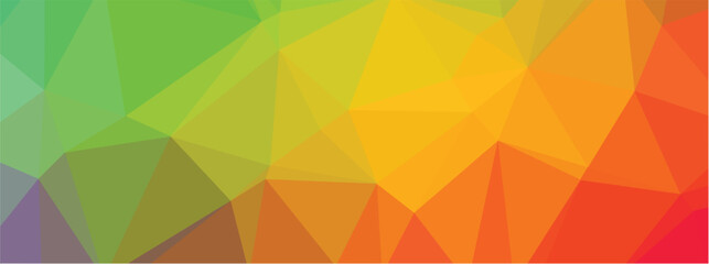 Gradient multicolor polygon pattern. Low poly design. Vector illustration
