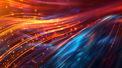 abstract colorful lights rays background