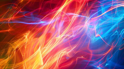 abstract colorful lights rays background
