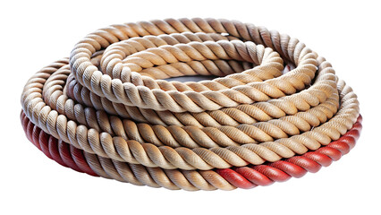 Roll Of Rope Isolated On Transparent Background
