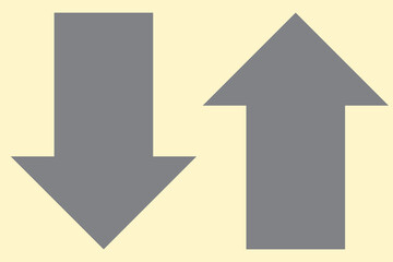 Long arrows icon set. Vector set of trendy long arrows left and right in flat style. Black arrows vector illustration. Icons isolated.Straight long right vector arrow icon.Replaceable vector design