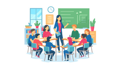 Concept vector illustration of business situation.