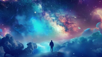 Celestial SkySoul Symbol Aura - Mystical Starlight Illumination and Harmony.