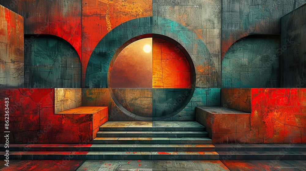 Poster top picks for 3d geometric abstract backgrounds with complex and unique compositions