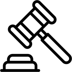 Auction, business, law Icon