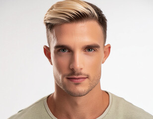 Obraz premium Studio Portrait of Young Handsome Man