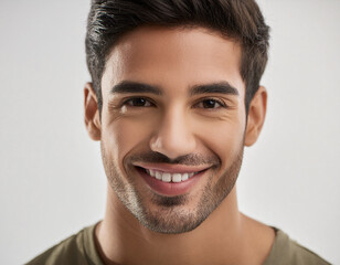 Obraz premium Studio Portrait of Young Handsome Man